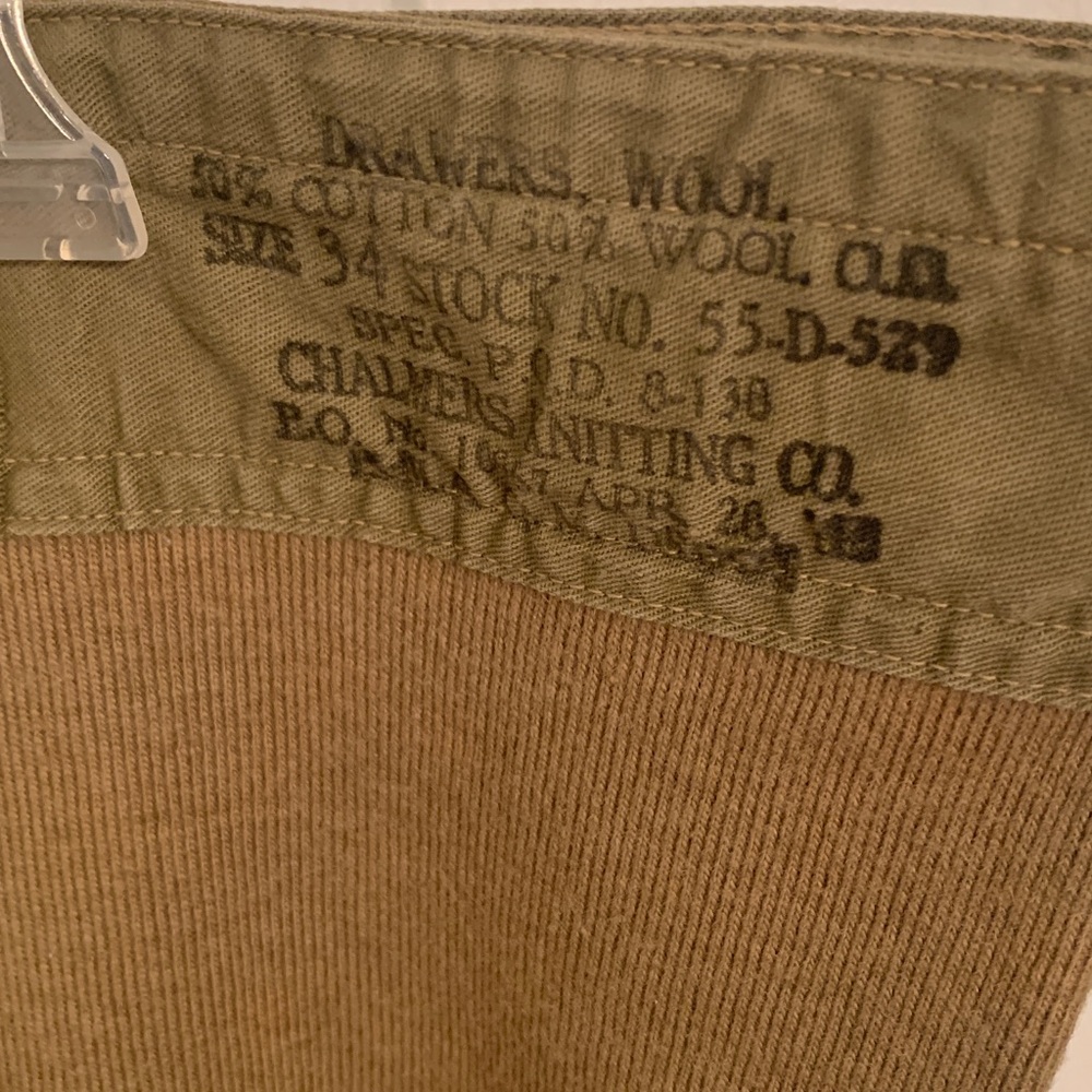 Long Johns army green - Picture 3 of 5